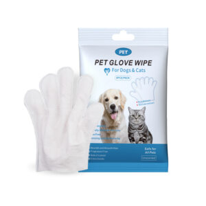 90g/m² thickened pet glove wipes 6pcs | hypoallergenic, bulk wholesale & oem available