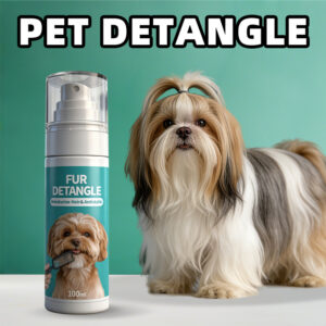 serui pet detangler spray 100ml anti static, no rinse formula for dogs & cats, grooming spray for tangle free, soft & shiny fur, oem/odm wholesale